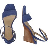 Polo Ralph Lauren Sandali s paščki 'KATHERINE' kobalt modra | Shoptok.si