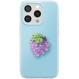 AVIZAR Ovitak za iPhone 15 Pro s 3D motivi grozdja, Modra, (5000274362) | Shoptok.si