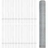  Ograjni stebri 22 kosov U-kanal 120 cm pocinkano jeklo, Šesterokotna ograja 1,2x100 m pocinkano jeklo | Shoptok.si