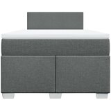  box spring s madracem tamnosivi 120 x 190 cm tkanina | shoptok.hr