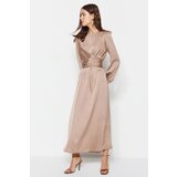 Trendyol Evening Dress - Beige - Double-breasted Cijene