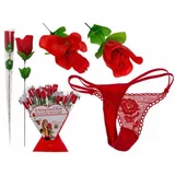 Out of the blue Rose With Red G-String