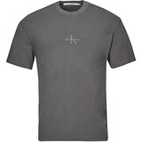 Calvin Klein Jeans Majice s kratkimi rokavi WASHED MONOLOGO TEE Siva Cene