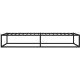  Okvir za krevet crni metalni 100 x 200 cm | shoptok.hr
