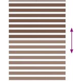  Zebra senčilo rjave 160x230 cm tkanina širina 155,9cm poliester, (22046548) | Shoptok.si
