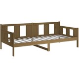  Dnevni ležaj od masivne borovine smeđa boja meda 90 x 200 cm | shoptok.hr