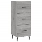  Visoka komoda siva sonome 34,5x34x180 cm od konstruiranog drva | Eponuda.com