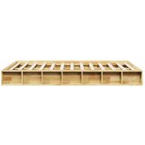 vidaXL Okvir kreveta bez madraca 120x200 cm puno drvo hrast | shoptok.hr