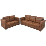  2-dijelni set sofa od umjetne brušene kože | shoptok.hr