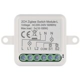 GoSmart stikalni modul IP-2104SZ, ZigBee, 2-kanalni (ne potrebuje žice N) | Shoptok.si