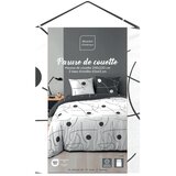 Douceur d intérieur Bela/temno siva 3-delna posteljnina za zakonsko posteljo/podaljšana iz mikrovlaken 240x220 cm Sonate – | Shoptok.si