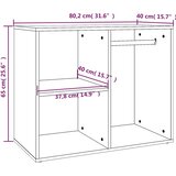  Garderobni ormarić boja hrasta 80x40x65 cm konstruirano drvo | Shoptok.si