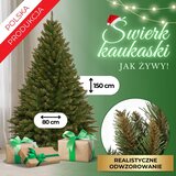  Božićno drvce od kavkaske jele 150 cm | shoptok.hr