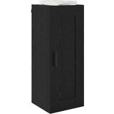 vidaXL Zidni ormarić Crni hrast 34,5 x 34 x 90 cm Konstruirano drvo | shoptok.hr