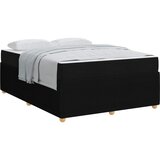  Krevetna konstrukcija s madracem Crna 160 x 200 cm tkanina | Eponuda.com