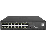  LevelOne Hilbert 10” 16-Port Gigabit Smart Lite Switch, 16 x Gigabit RJ45 (10 /100 /1000) | shoptok.hr