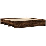  Okvir kreveta bez madraca boja hrasta 200x200 cm drveni | Shoptok.si