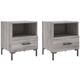  Noćni ormarići 2 kom boja hrasta 40x35x47 5cm konstruirano drvo | shoptok.hr