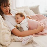 BabyOno Bombažna odejica obojestranska 75x100 cm, roza | Shoptok.si