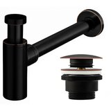 Rea Sifon za umivalnik Klik-Klak Universal Black Aged Cene