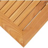  Vrtni bočni stolić 45 x 45 x 38 cm od masivne tikovine i čelika | shoptok.hr
