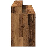  Radni stol s LED svjetlima boja starog drva 160x55x91 cm drveni | Eponuda.ba