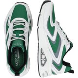 Skechers Nizke superge zelena / črna / srebrna / bela | Shoptok.si