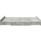  Krevetna konstrukcija za pohranu sivo Sonoma Beton siva | shoptok.hr