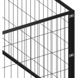  Kavez za pse crni 6 m² čelični | shoptok.hr