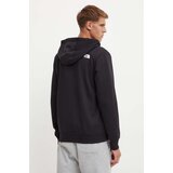 The North Face Dukserica Simple Dome Full Zip Hoodie za muškarce, boja: crna, s kapuljačom, s tiskom, NF0A89FDJK31 | shoptok.hr