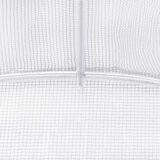  Staklenik s čeličnim okvirom bijeli 60 m² 12 x 5 x 2,3 m | shoptok.hr
