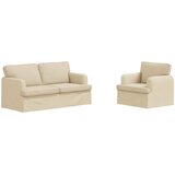 Set sofe 2 pcs Krema 162 x 80 x 85 cm tkanina | shoptok.hr