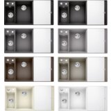 Blanco sudoper AXIA III 6 S InFino SILGRANIT ANTRACIT, daska staklo, BAZEN DESNO, s dalj. upr. | shoptok.hr