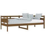  Dnevni ležaj od masivne borovine smeđa boja meda 80 x 200 cm | shoptok.hr