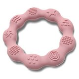 Lorelli silikonska glodalica za bebe ring - natural deep pink ( 10210920002 ) Cene