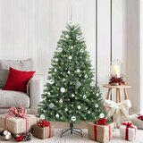 vidaXL Umetno Zložljivo Božično Drevo Zelena 150 cm PVC in kovina | Shoptok.si