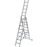 Krause-werk trodelna večnamenska aluminijasta lestev Stabilo 3x10 stopnic 7.5m 131669 | Shoptok.si