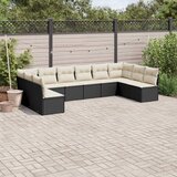  11-dijelni set vrtnih sofa od poliratana s jastucima bež | shoptok.hr