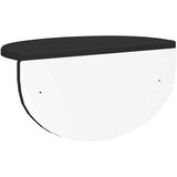  Stenska polica 2 pcs Črna 38 x 19 x 19 cm Konstruiran les, (5000200437) | Shoptok.si