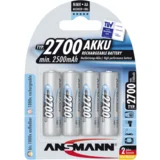 Ansmann 1x4 rech. battery 2700 Mignon AA 2500 mAh