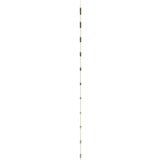 vidaXL Zidni ukras u obliku ljestava 50x200 cm prirodna grana | shoptok.hr