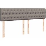  Krevet s oprugama i madracem smeđesivi 200x200 cm od tkanine | shoptok.hr