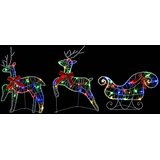  Božićni sob sa sanjkama 5 kom. 100 LED lampica Višebojno | shoptok.hr