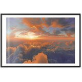  Plakat When Dawn Tickles the Clouds: A Color Show on the Morning Sky 42x29.7 Crni okvir s margom | shoptok.hr