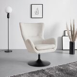 Mömax fotelj shiba, krem, žamet, vrtljiv | Shoptok.si