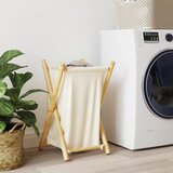  Košara za rublje krem bijela 41,5 x 36 x 63,5 cm od bambusa | shoptok.hr