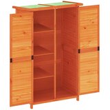  Vrtno spremište za alat smeđe 83x57x140 cm od masivne borovine | shoptok.hr