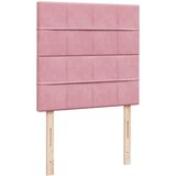 Box spring krevet s madracem ružičasti 90x200 cm baršunasti | shoptok.hr