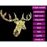  Reindeer vuče saonice Topla bijela 68 x 36.5 x 62.5 cm PET | shoptok.hr