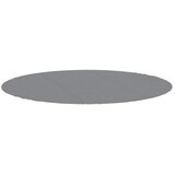 Platno za tlo ispod bazena svjetlosivo Ø396 cm poliesterska | shoptok.hr